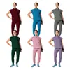 Tiktok Uniforme Cirúrgico Europeu de Secagem Rápida e Resistente ao Desgaste Conjunto Salão de Beleza Laboratório Roupa de Trabalho Transfronteiriça Atacado