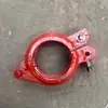 Braçadeira de tubo para bomba de concreto DN125 braçadeira de tubo com porca grande acessórios para bomba de concreto