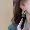 Nuevos Pendientes de Borla con Flor de Gota de Aceite Colorida Estilo Chino 2025 Nuevos Pendientes de Alta Gama Pendientes de Lujo Retro Accesibles