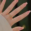 Anillo de Jade Hetian Modelo Nuevo 2026 para Mujer, Diseño de Nicho de Lujo Ligero, Joyería de Moda de Gama Alta, Anillo Pequeño