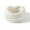 Bufanda de Cachemir 2025 Otoño e Invierno Nuevo Estilo Unisex Tejida con Cuello Retorcido Bufanda Versátil Protector de Cuello Cálido