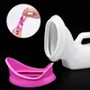 Orinal especial para mujeres con pico suave, recolector de orina para ancianos postrados en cama, orinal nocturno femenino para ancianos postrados en cama