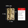 Bisagra Oculta de Cobre Puro Antiguo Chino para Puerta de Gabinete, Bisagra Plegable de Latón para Puerta de Madera, Bisagra para Caja de Madera de Alcanfor, Bisagra con Carcasa de Cobre Completo