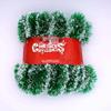 Decoración navideña, tira de lana de PVC, tira de césped, tira de color, cifrado, guirnalda de ratán verde navideño, diseño de escena, suministros de decoración