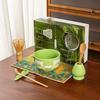 Exportar Batidor de Té Japonés Set de Té Matcha Cucharón de Té Cepillo para Matcha Cepillo Mezclador para Espumar Té con Leche Batidor de Té Cucharón de Té