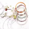 Pulsera Jingle de Imitación de Vidrio Color Jade de Un Paso a la Vez con Rosa Seca Accesorio de Estilo Antiguo, la Misma Pulsera que Usan las Mejores Amigas de Little Red Book