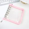 Nuevo A7 cuadrado DIY hojas sueltas PVC cremallera libro de tarjetas goo carcasa brillante para perseguir estrellas núcleo de hojas sueltas libro de mano