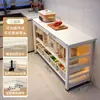 Estante de Almacenamiento para Cocina, Mesa Pequeña de Pie, Estante de Almacenamiento Multicapa para Apartamentos de Alquiler, Almacenamiento de Mesa Multicapa Montado en la Pared