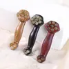 Sândalo Roxo, Sândalo Verde, Chifre, Contas de Cobre, Pente Massageador Ruyi, Massageador Portátil para Casa, Gua Sha para a Cabeça