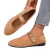 Zapatos de Cuña Slip-On de Punta Redonda de Talla Grande para Mujer, Mocasines, Zapatos Deportivos Casuales para Mujer, Comercio Exterior Europeo y Americano, Primavera Nueva