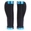 Conjunto de alça de bicicleta de montanha alça de liga de alumínio Locking Handle Set Dead Flying Bicicleta Antiderrapante Handle Acessórios de tampa de borracha