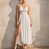 Falda Larga de Malla con Encaje Empalmado Camisola Bata de Noche Novia Luna de Miel Lencería Sexy Tallas Grandes Pijama Transparente Bata de Noche