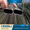 Tubo Plano Oval de Aço Inoxidável 316 Polido Tubo para Corrimão de Escada Tubo Redondo Plano de Aço Inoxidável 201 Processamento de Curvatura