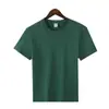 Camiseta de Manga Corta, Cuello Redondo, Algodón Puro Pesado de Color Sólido Holgada Cultural para Hombre, Camiseta con Mangas Cortas, en Stock para Hombre