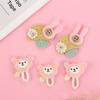 Novedad en stock dibujos animados lindos网红 (influencer) tela solar estrella de cinco puntas hongo accesorios bolsa sombrero accesorios decorativos