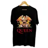 Nueva Camiseta de Rock de Queen para Hombre Manga Corta Casual Ba