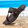 Pantuflas para Hombre Transfronterizas Talla Grande Chanclas Sandalias de Tira Casual Antideslizantes Zapatos de Suela Suave para Hombre Dropshipping