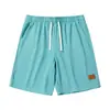 Shorts Esportivos Waffle Masculino de Verão, Calças Casuais da Moda, Estilo Japonês Tendência, Tamanhos Grandes Largos de Cinco Pontos