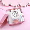 Reloj Electrónico Redondo de Color Macarrón Más Vendido Transfronterizo, Estilo Juvenil Resistente al Agua Luminoso Multifuncional para Estudiantes