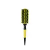 Peine de Cerda de Jabalí de Alta Calidad Más Vendido Brasileño Americano Transfronterizo Conductividad Térmica Resistente a Altas Temperaturas Tubo de Aluminio Amarillo Peine para Peinar Cabello Rizado