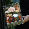 Caixa Acrílica Rosa Eterna Tanabata Dia dos Namorados Dia das Mães Natal Aniversário Pedido de Casamento Presente Acompanhante