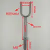 Placa de fijación tipo horquilla con accesorios de hierro para arnés de cableado automotriz (con tapa de brida)