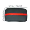 Almofada de Apoio de Braço para Carro Couro Clássico Preto Resistente ao Desgaste Comércio Exterior Transfronteiriço Almofada Antiderrapante para Uso no Interior do Carro Almofada de Apoio de Braço em Couro