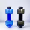Novo Copo de Água Haltere Criativo Esportivo Plástico Copo Haltere Aparência Premium Outdoor Esportes Garrafa de Água Fabricante Atacado
