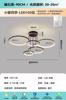 Lámpara de Araña de Lujo Ligero Lámpara de Sala de Estar Lámpara Principal Lámpara de Techo Moderna Simple Ambiente Guangdong Zhongshan Lámparas Combinación Paquete Completo para la Casa