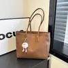 Bolso Retro de Gran Capacidad para Mujer 2024 Verano Nuevo Coreano Más Fácil de Combinar Bolso Tote Bolso de Hombro Bolso Grande para Viajes