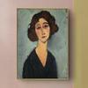 Pintura Decorativa Abstracta Americana Matisse de Alta Gama para Sala de Estar Sofá Francés Mesita de Noche Pared de Fondo Retro Mural Pintura Colgante
