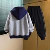 Trajes de Ropa Procesada y Personalizada para Niños de Primavera y Otoño 2025 Nuevas Sudaderas de Otoño Deportivas para Niños Grandes Niños Frescos y Guapos