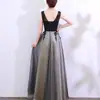 Nuevo Estilo de Verano para Mujer Vestido de Noche Digno y Elegante para Dama Anfitriona Delgado Largo Ajustado