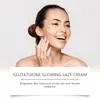 Crema Ouhoe para Rostro Primer Sin Maquillaje Hidratante e Hidratante Natural Sin Blanquear Crema Perezosa Sin Maquillaje