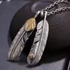 Yuhongtai Set de Cadena Angular Cadena Estilo Takahashi Goro Collar de Pluma Turquesa Cadenas de Lana para Mujeres y Hombres Fábrica Outlet