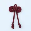 Pingente de laço de fita de três camadas feito à mão, acessório para cheongsam e roupas de estilo chinês novo, decoração DIY para caixa de presente