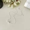 Collar de Anillo Circular Estilo Minimalista con un Toque de Alta Gama, Estilo Fresco y Discreto, Cadena para Clavícula de Mujer, Moda de Nicho, Lujo Ligero, Cadena Versátil, Venta al por Mayor
