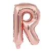 Decoração de Aniversário Casamento Versão Americana Balões de Filme de Alumínio com Letras 16 polegadas Letras A-Z Balões de Folha de Alumínio Rose Gold Atacado