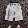 Pantalones Cortos Estampados Hip-Hop para Calle para Hombres y Mujeres, Sueltos con Cordón, Doble Cintura, Casuales, Nuevo Estilo Primavera 2026