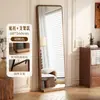 Espejo de cuerpo entero de segunda mano, Espejo de suelo a techo, Espejo de lujo de alta gama accesible para el hogar, Espejo de pared para vestidor, Espejo simple de tocador para habitación de niñas
