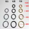 Venta Directa con Descuento Anillo de Resorte de Aleación Galvanizada Hebilla de Anillo Colgante DIY Hebilla de Resorte Orejeta de Apertura Producción de Joyería para Equipaje