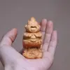 Tallado en Madera Natural de Tuya Dragon Ball Goku Saiyan Adornos Figuras Lindas de Personajes de Anime Manualidades de Escritorio