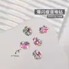 Accesorios Populares para Uñas, Lujo Accesible Bolas Cuadradas Gruesas Hechas a Mano con Diamantes, Accesorios para Uñas de Aleación de Cristal Super Brillantes de Celebridad de Internet