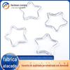 Fornecedores de Dongguan Fornecem Mosquetão em Forma de Estrela Acessórios Decorativos DIY para Ferragens de Bagagem Mochila Chapéu Fivela de Engate Rápido