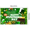 Tela de Fondo para el Día de San Patricio Día de San Patricio Día Nacional Irlandés Carnaval Pancarta de la Suerte