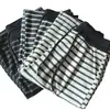 Pantalones Casuales Rayados con Cordón Caídos para Mujer Otoño Versátil Sueltos Adelgazantes de Pierna Ancha