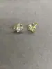 Clip para Cartílago de Oreja Flor de Circonia Chapado en Oro Real de 18k, Clip de Oreja de Lujo Ligero, Moda de Gama Alta, Pendiente Versátil Exquisito, Venta al por Mayor