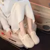 Primer Encuentro Temporada Blanca Mary Jane Planas Retro Zapatos de Piel Ropa de Abrigo para Mujer 2026 Otoño/Invierno Nueva Llegada Calidez con Terciopelo Birken