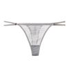 Tanga de Encaje de Exportación Transfronteriza con Tirantes Finos, Bragas Atrevidas con Aberturas, Tangas Sexy de Algodón de Cintura Baja para Mujer, Transparentes y Sexys