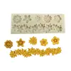 Molde de Silicona Líquida de Flor, Fondant DIY, Arcilla Blanda, Herramientas para Modelar Arcilla